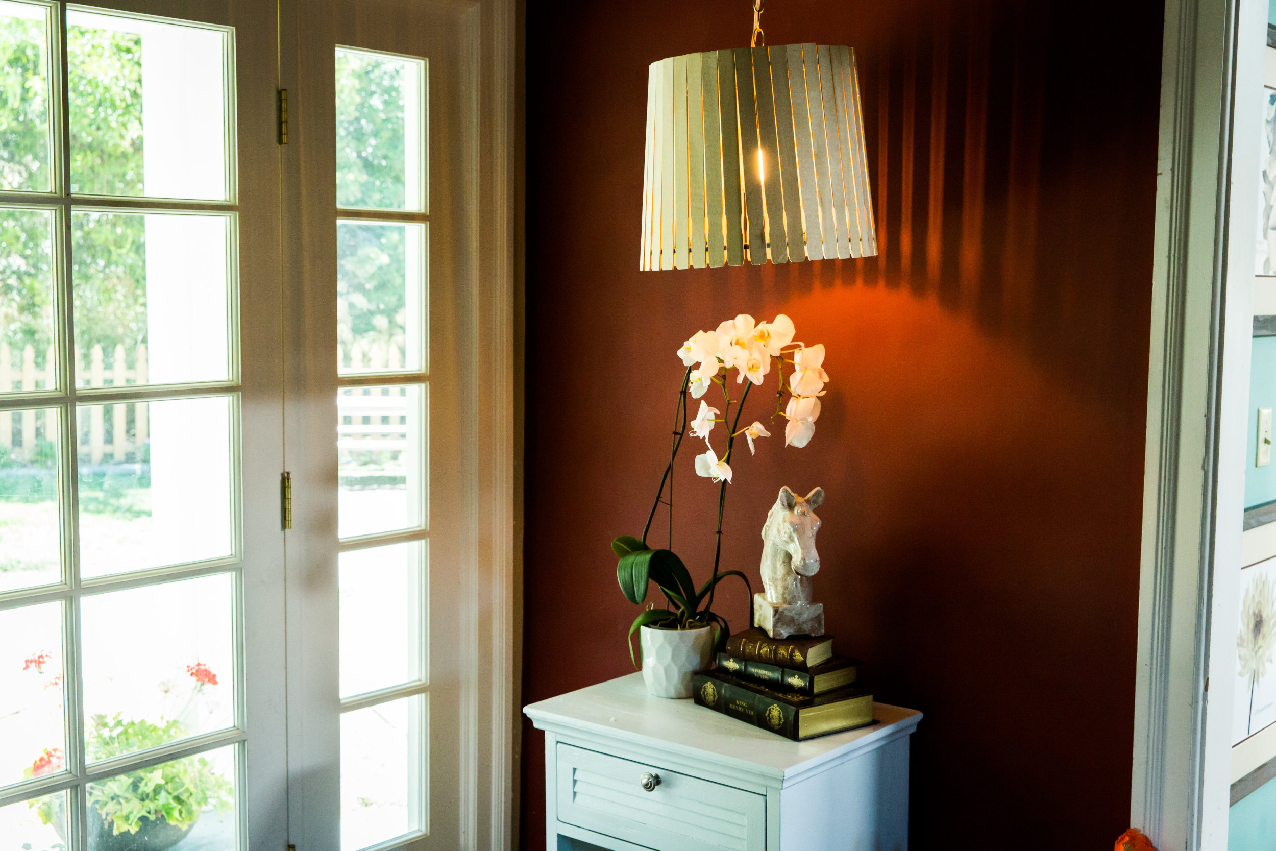 How To Diy Paint Stick Lampshades Home Family Hallmark Channel