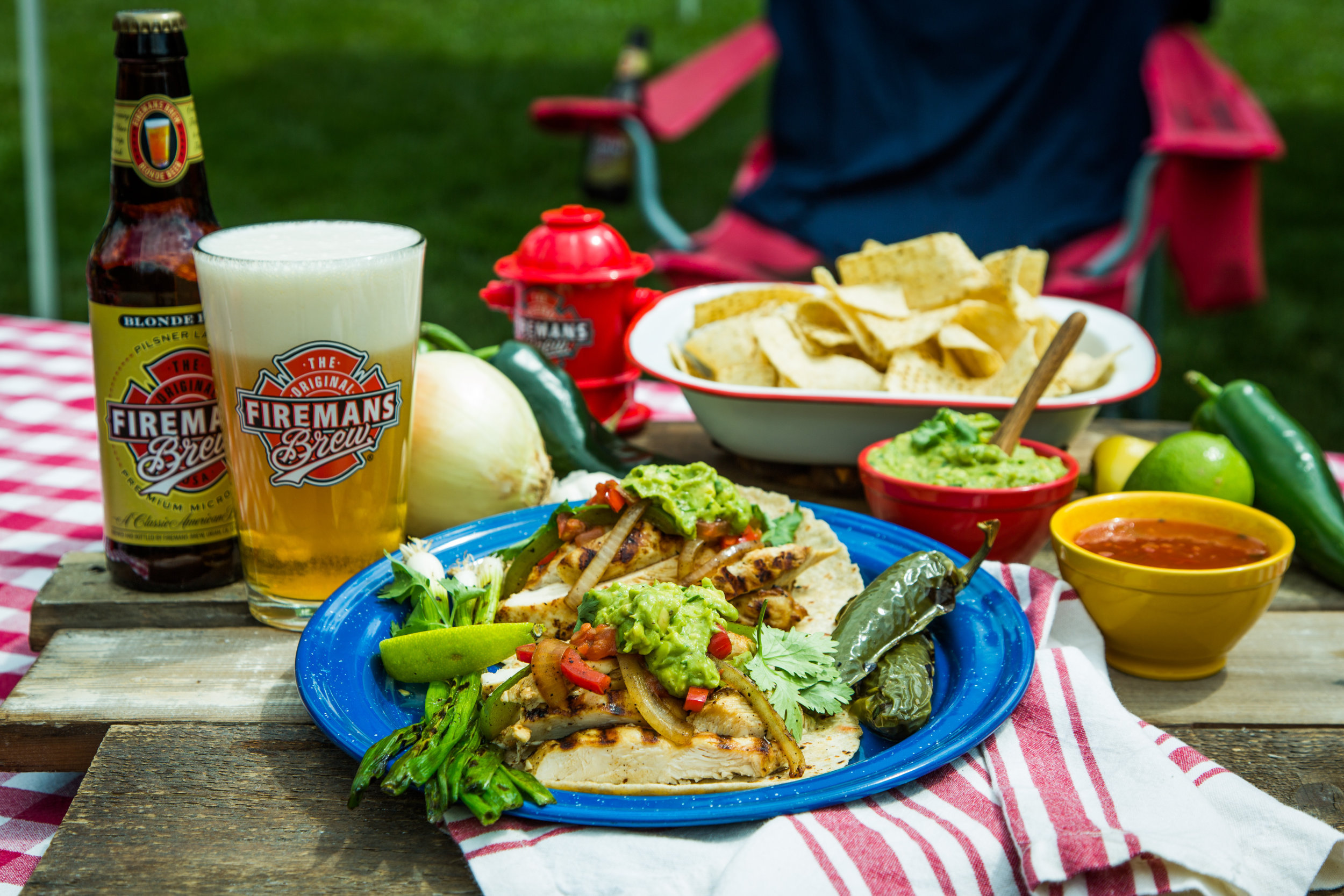 Recipes Sizzling Fajitas with Fireman's Brew Blonde Ale Home & Family Hallmark Channel
