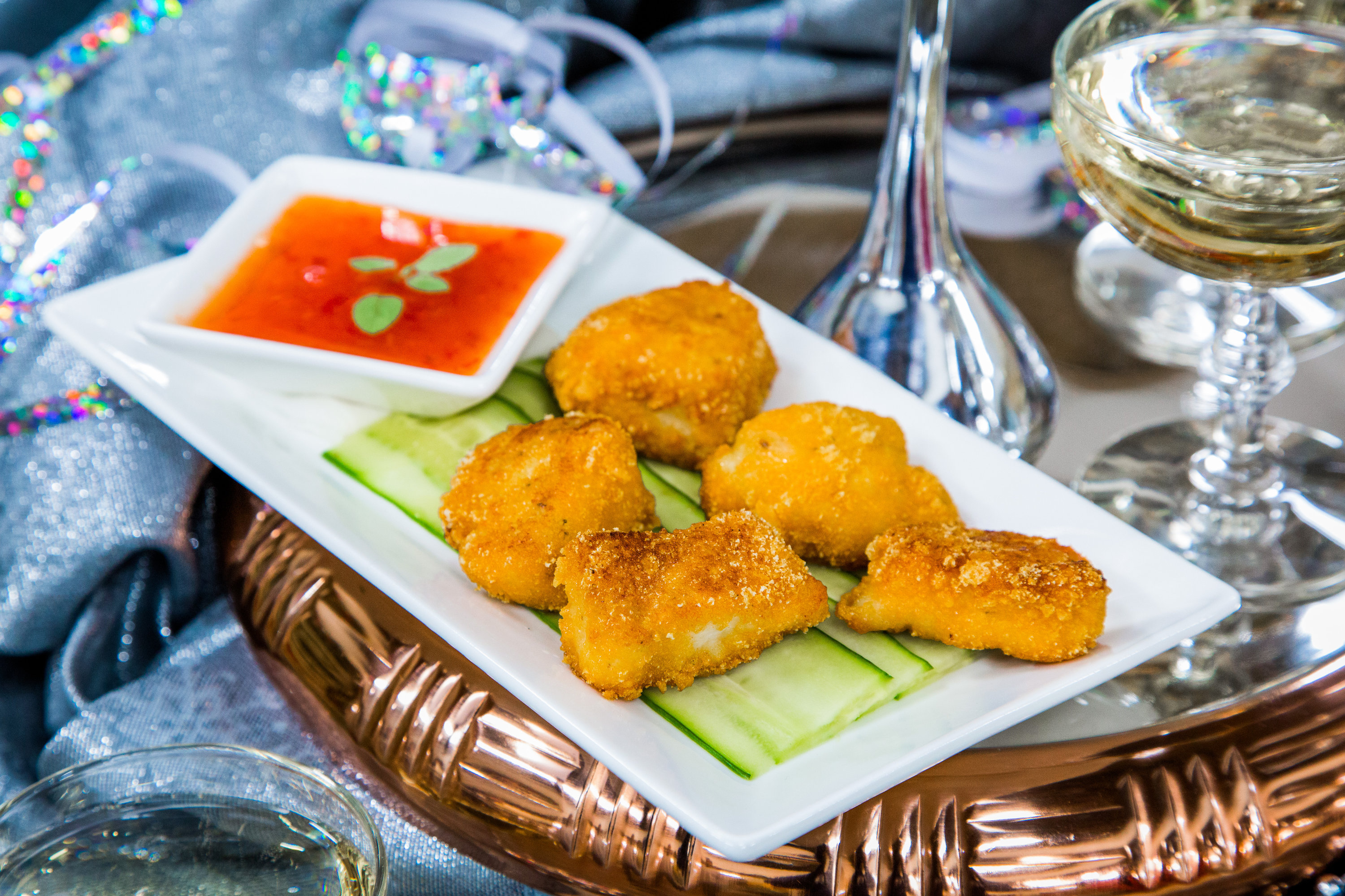 Recipes Captain Crunch Chicken Bites with Thai Sweet Chili Sauce
