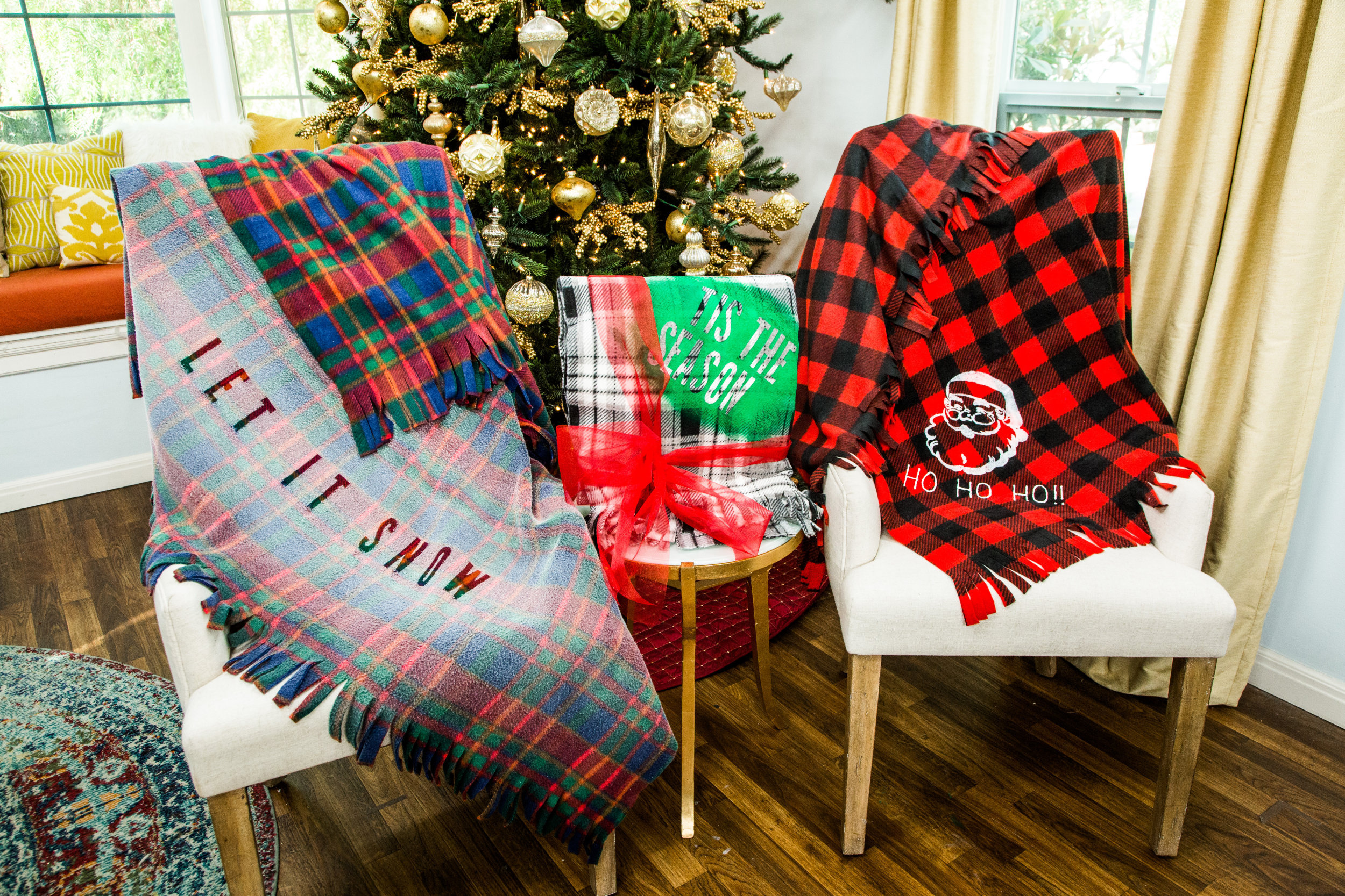 DIY Holiday Throw Blankets Home & Family Hallmark Channel