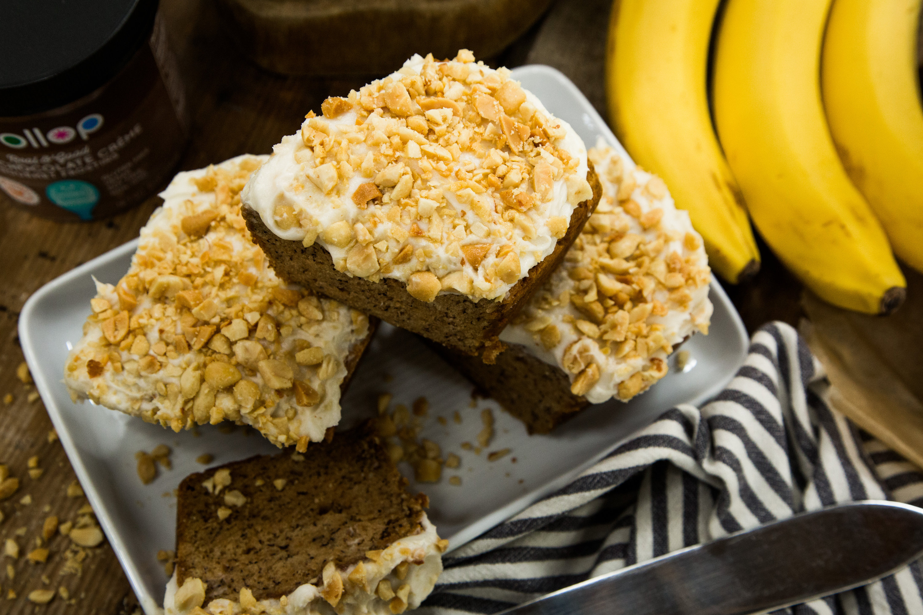 Recipes Salted Caramel Peanut Butter Banana Bread Hallmark Channel