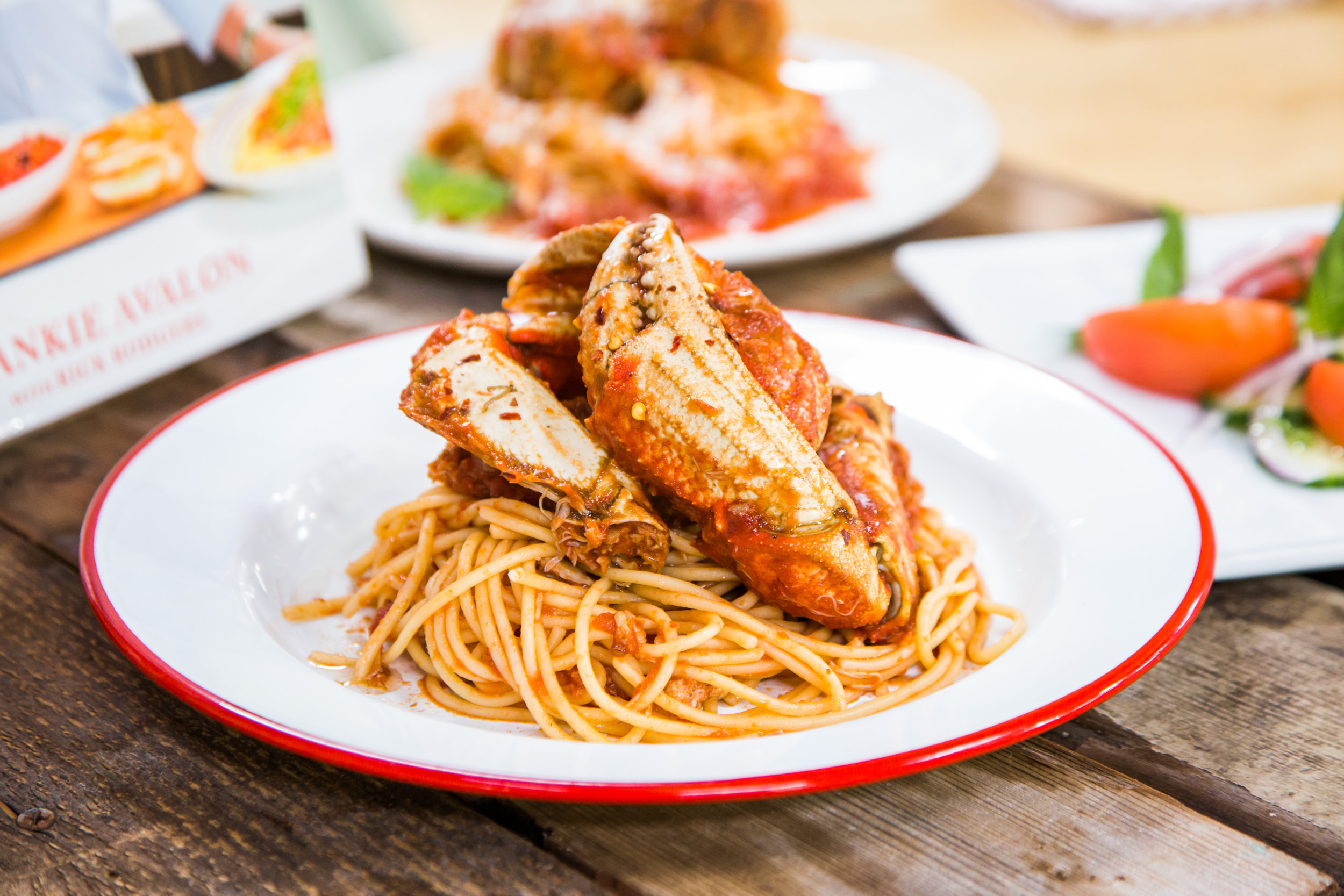 Spaghetti with Crab Marinara Home & Family Hallmark Channel