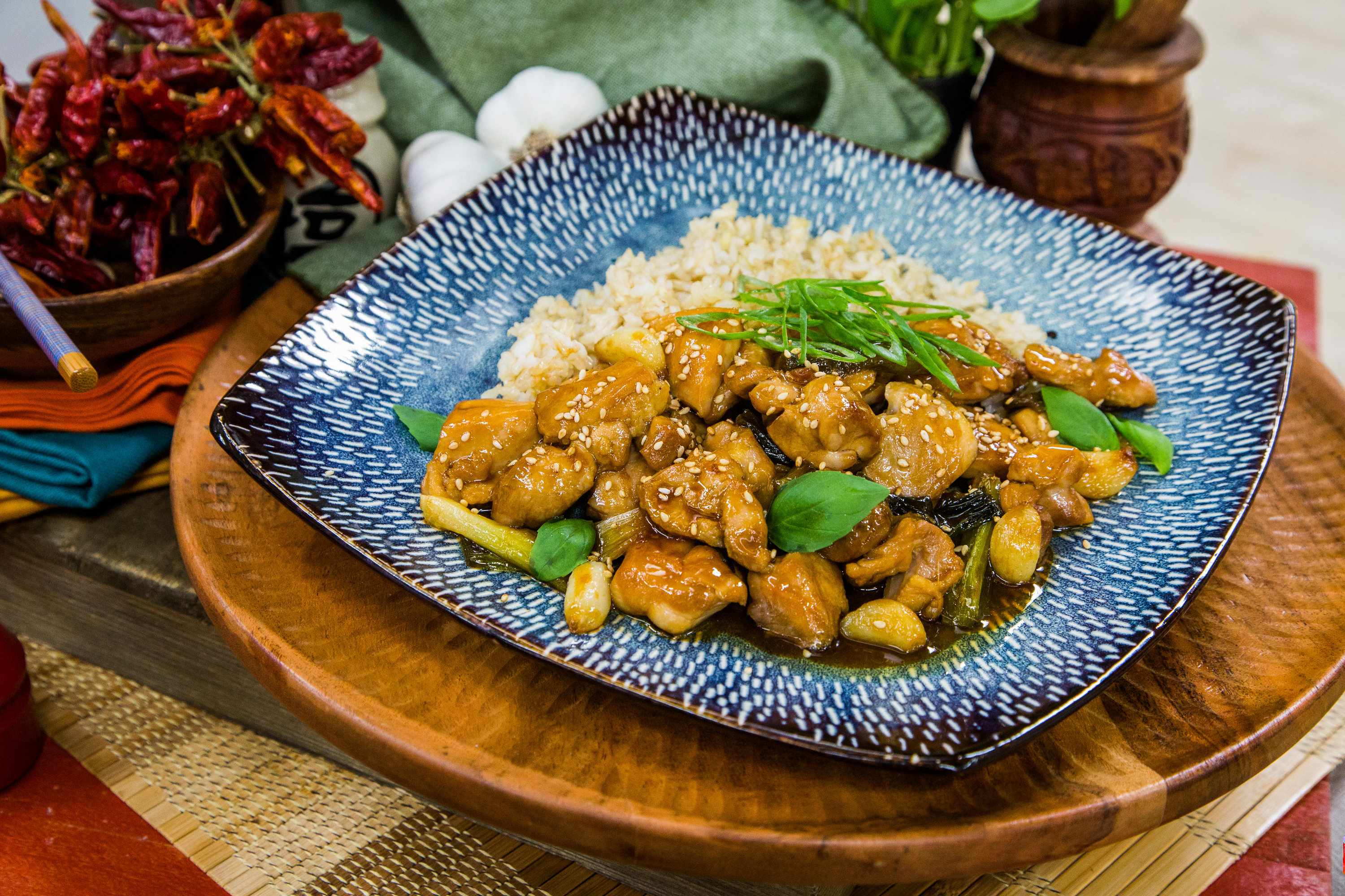 Recipes Taiwanese Basil Chicken Hallmark Channel