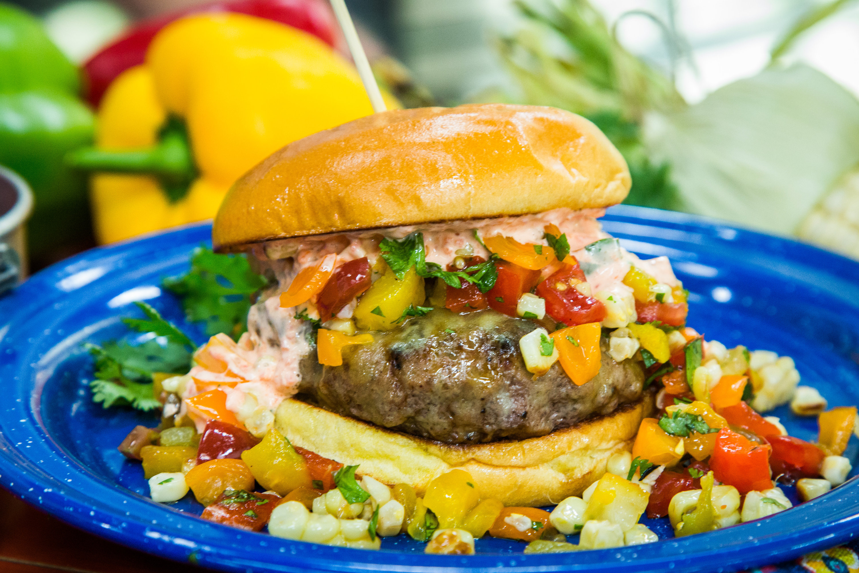Recipes Summer Salad Burger Hallmark Channel