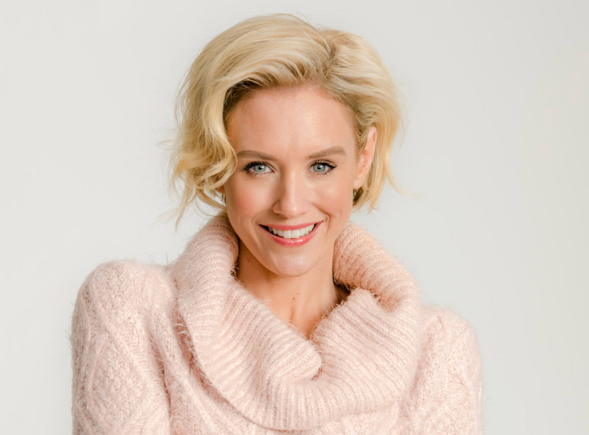 Nicky Whelan as Molly Clark on Romance at Reindeer Lodge | Hallmark