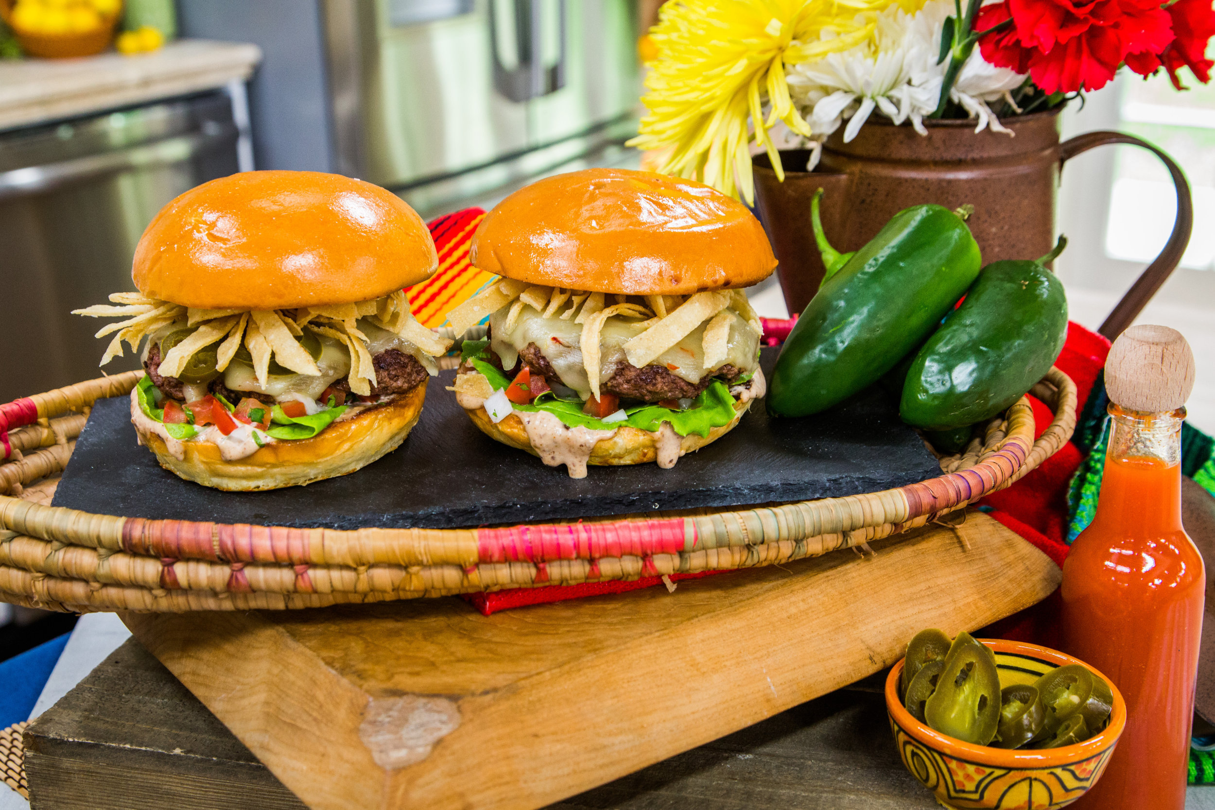 Cat Cora Burgers Home & Family Hallmark Channel